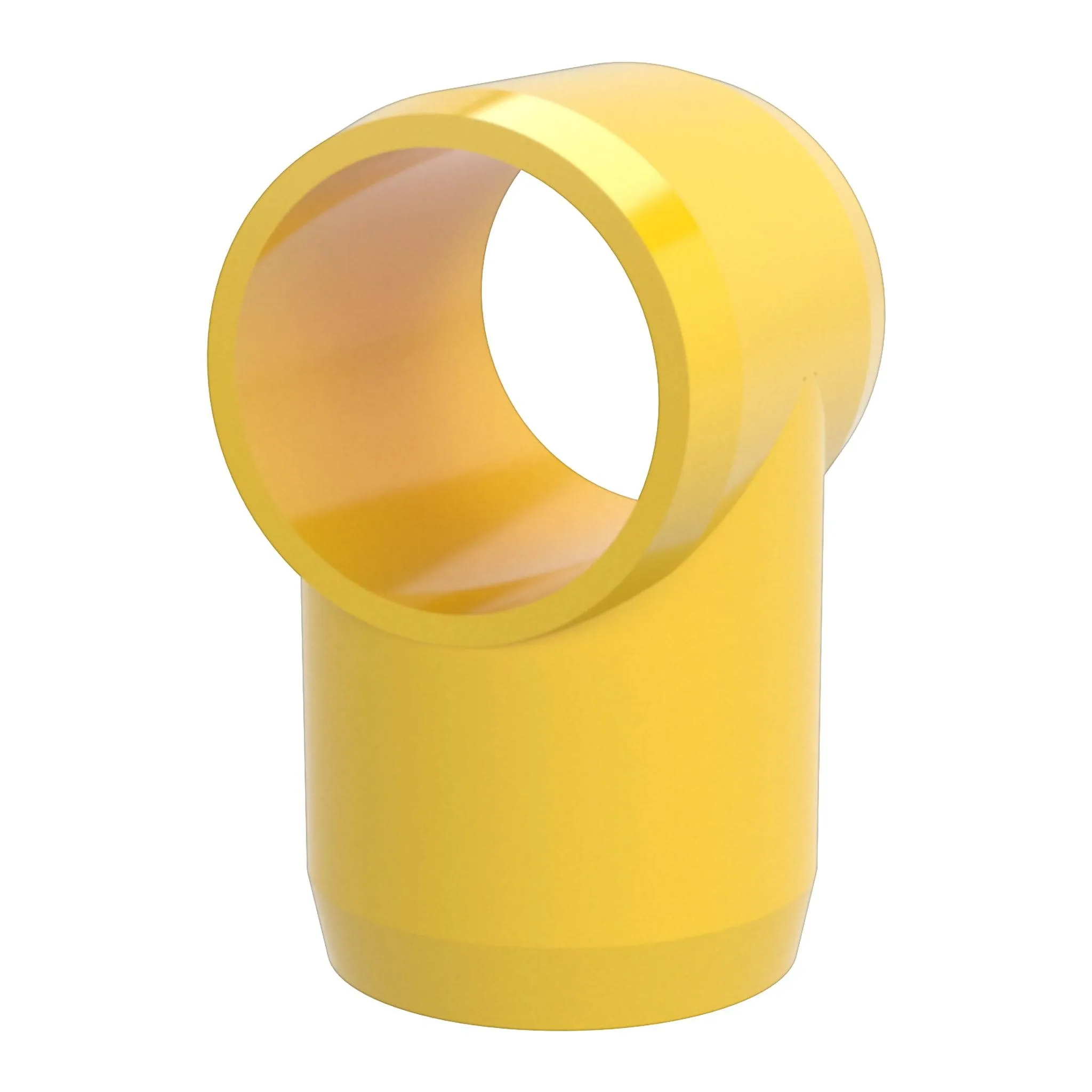 1 in. Slip Sling PVC Tee, Furniture Grade - Yellow