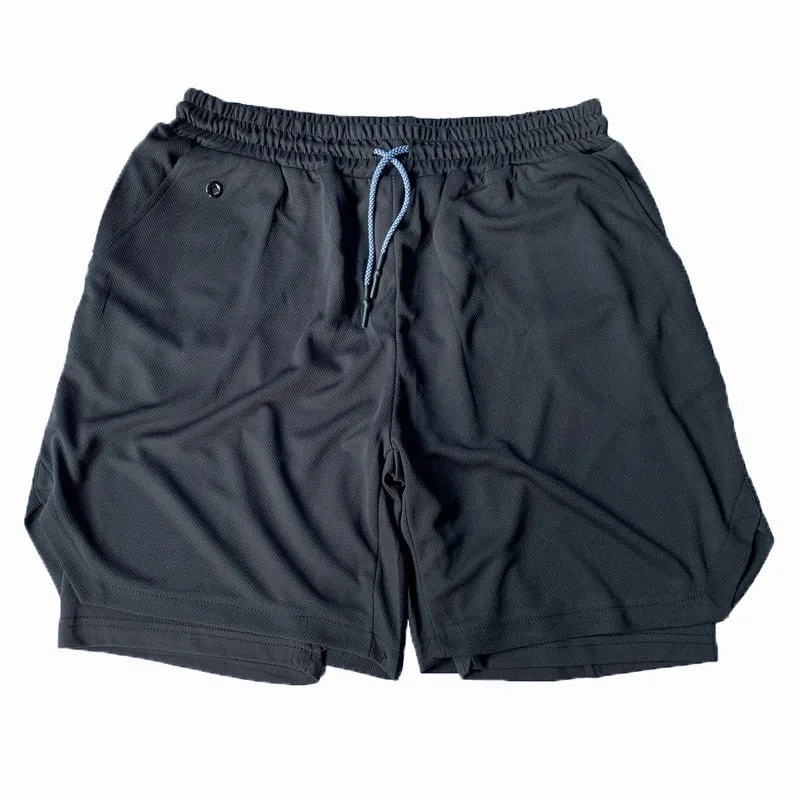 2022 Newest Running Shorts Men 2 in 1 Training Gym Shorts Fitness Men Joggers Jogging Summer