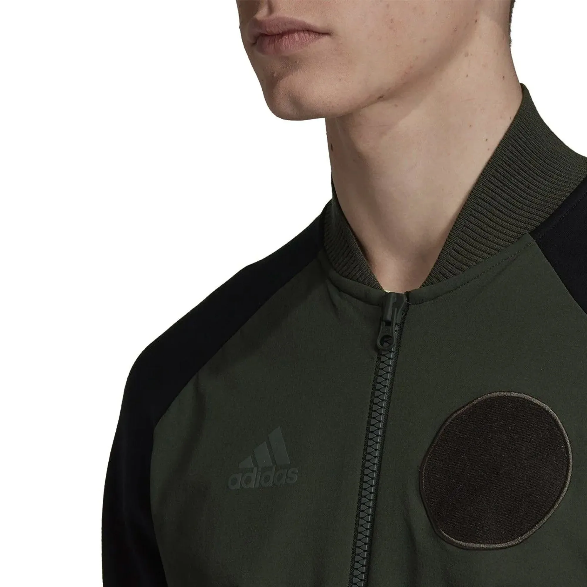 adidas Men's New York VRCT Jacket Olive/Black