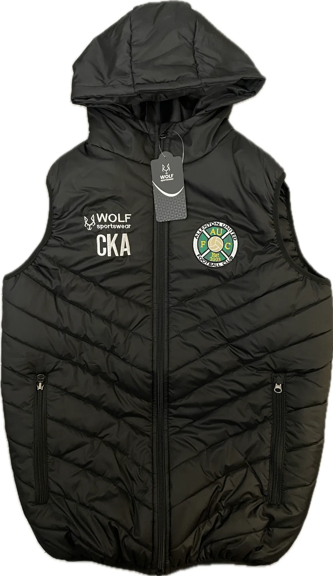 Allenton Utd Hooded Gilet