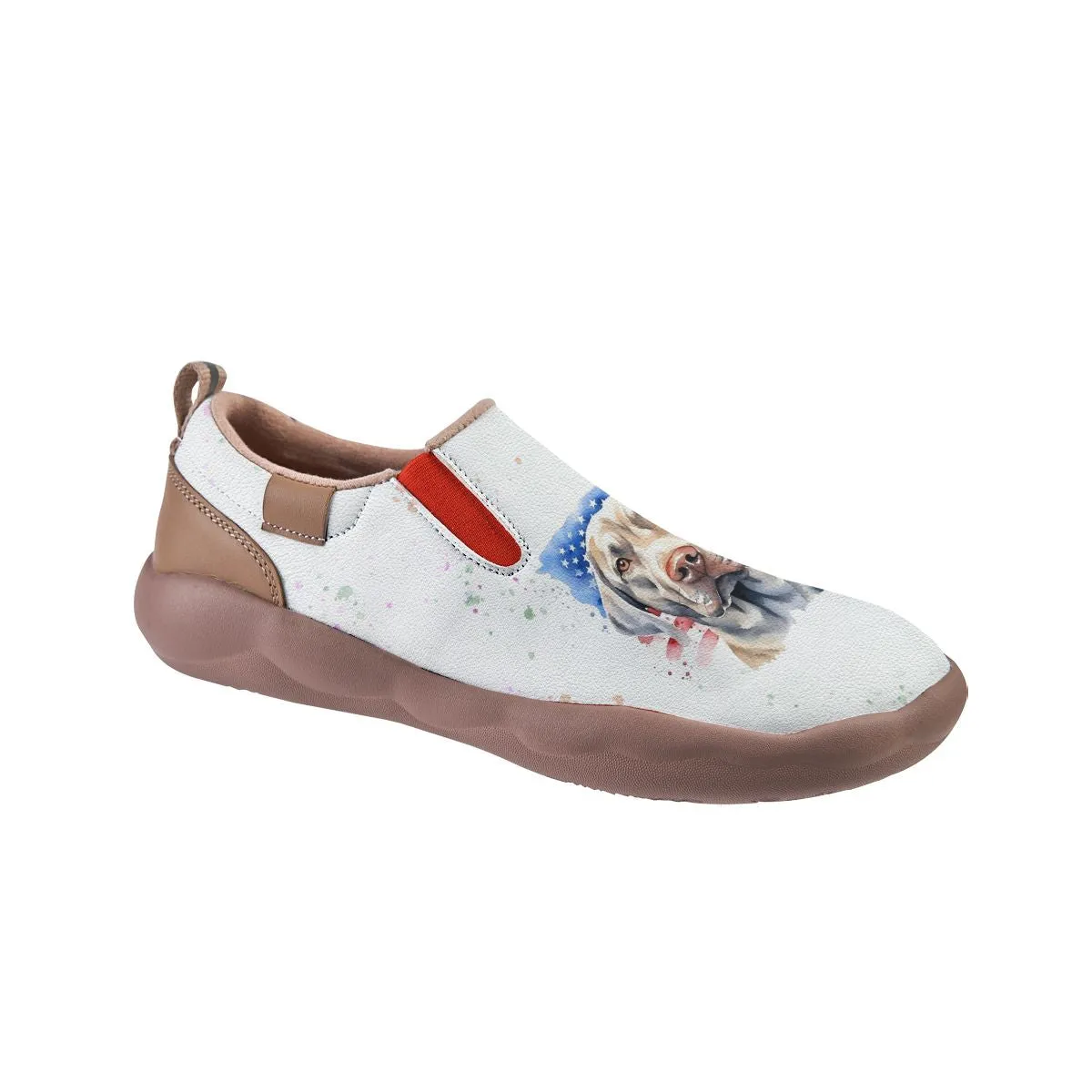 American Flag Dog Slip On