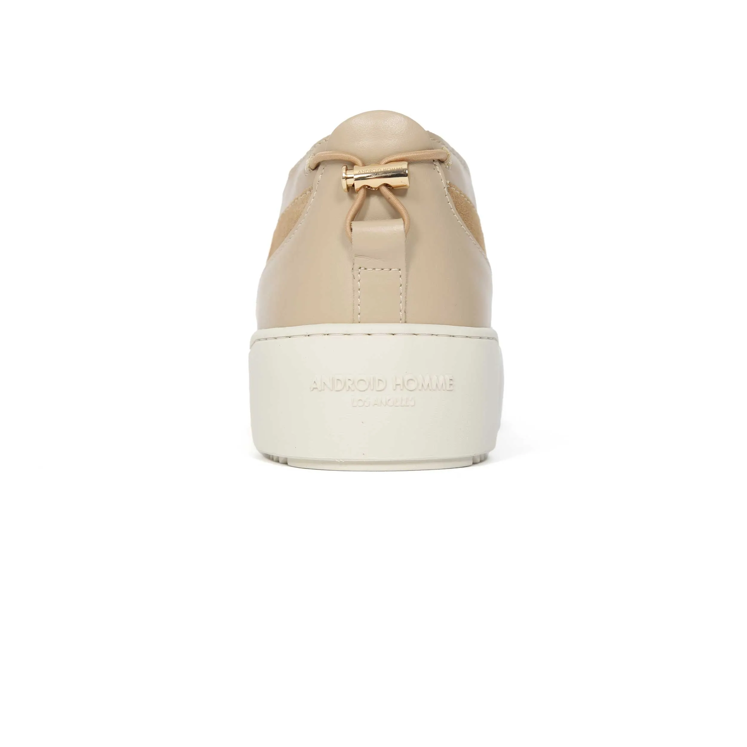 Android Homme Delta Slip Loafer in Beige & Off White