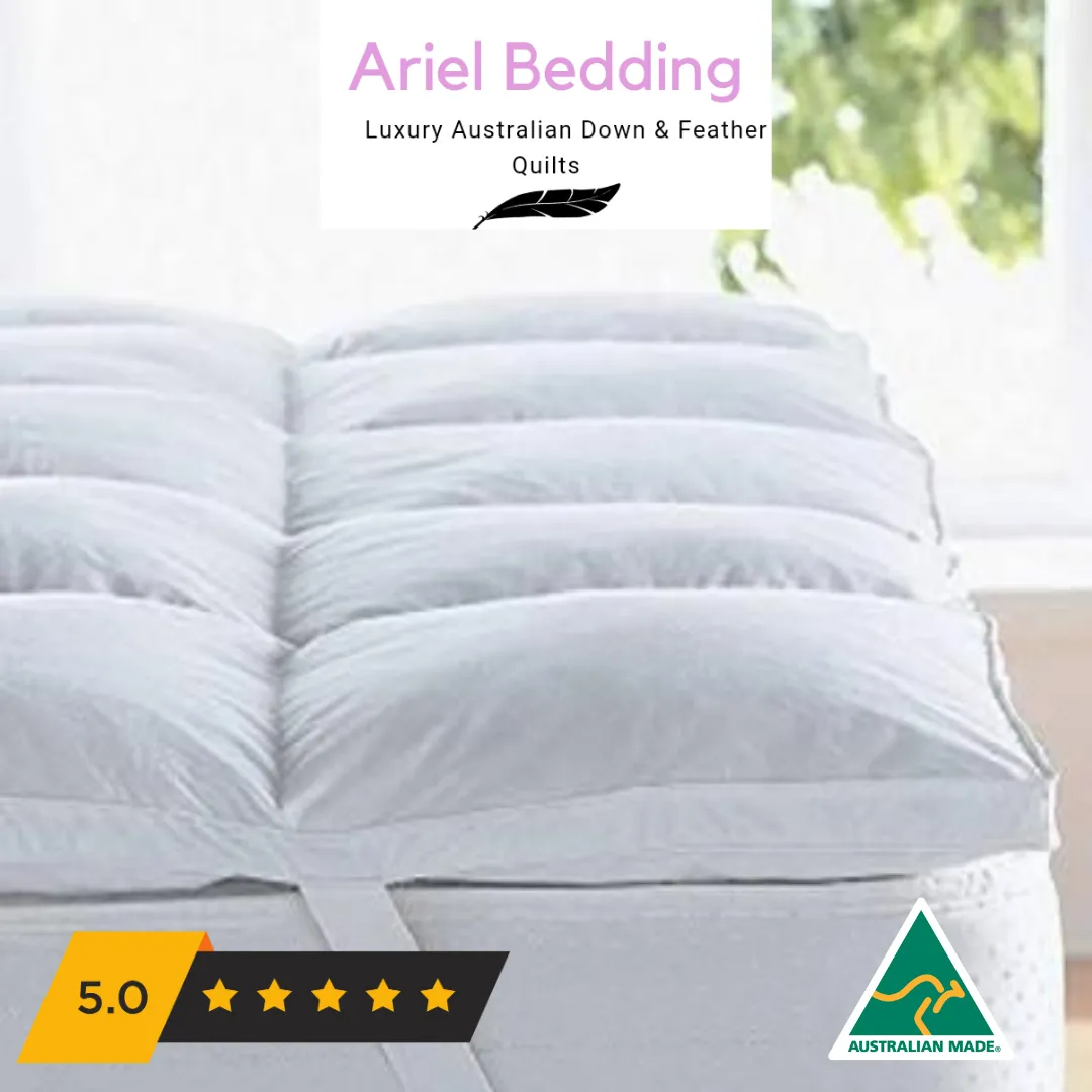 Ariel Bedding Plush Mattress Topper - Duck Down