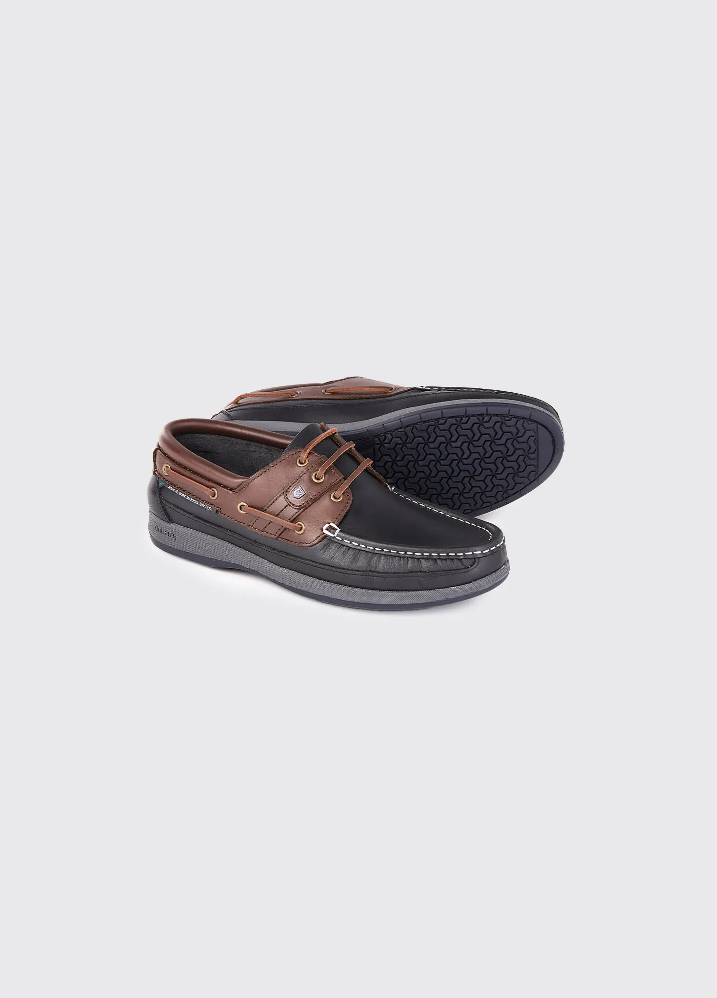 Atlantic Deck Shoe - Navy/Mahogany