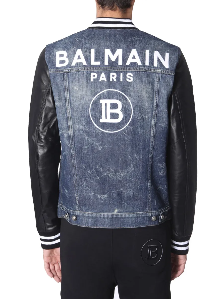 Balmain Denim Bomber Jacket