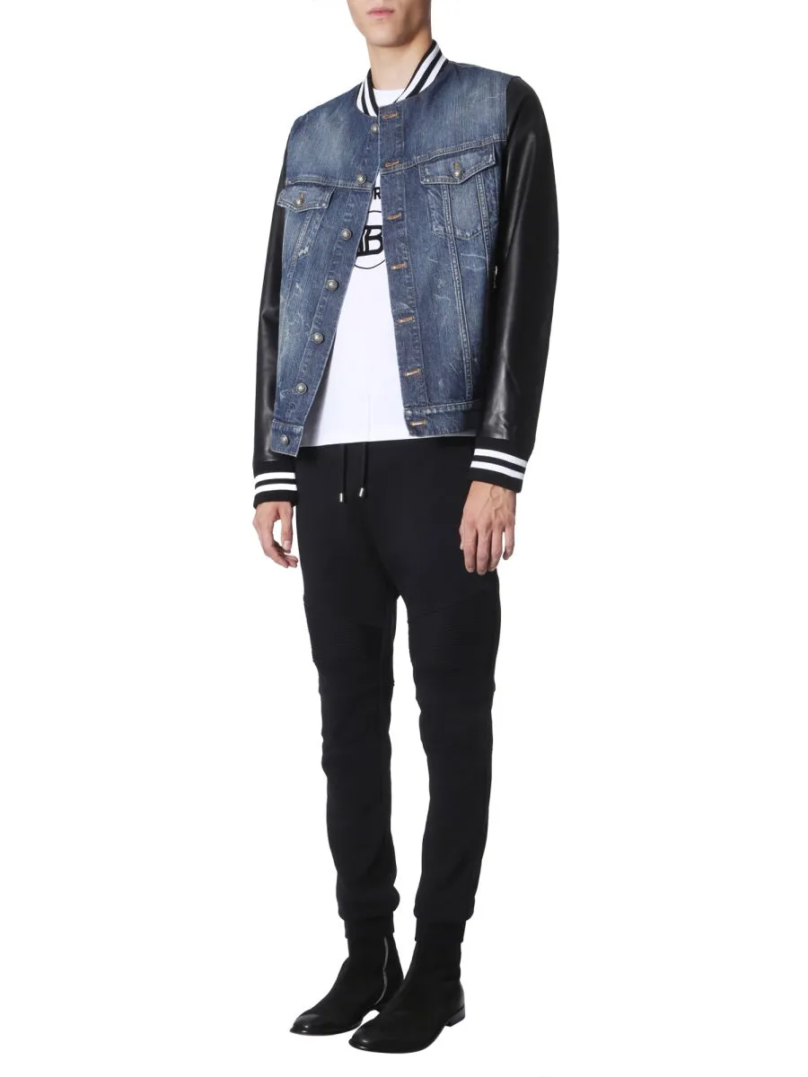 Balmain Denim Bomber Jacket