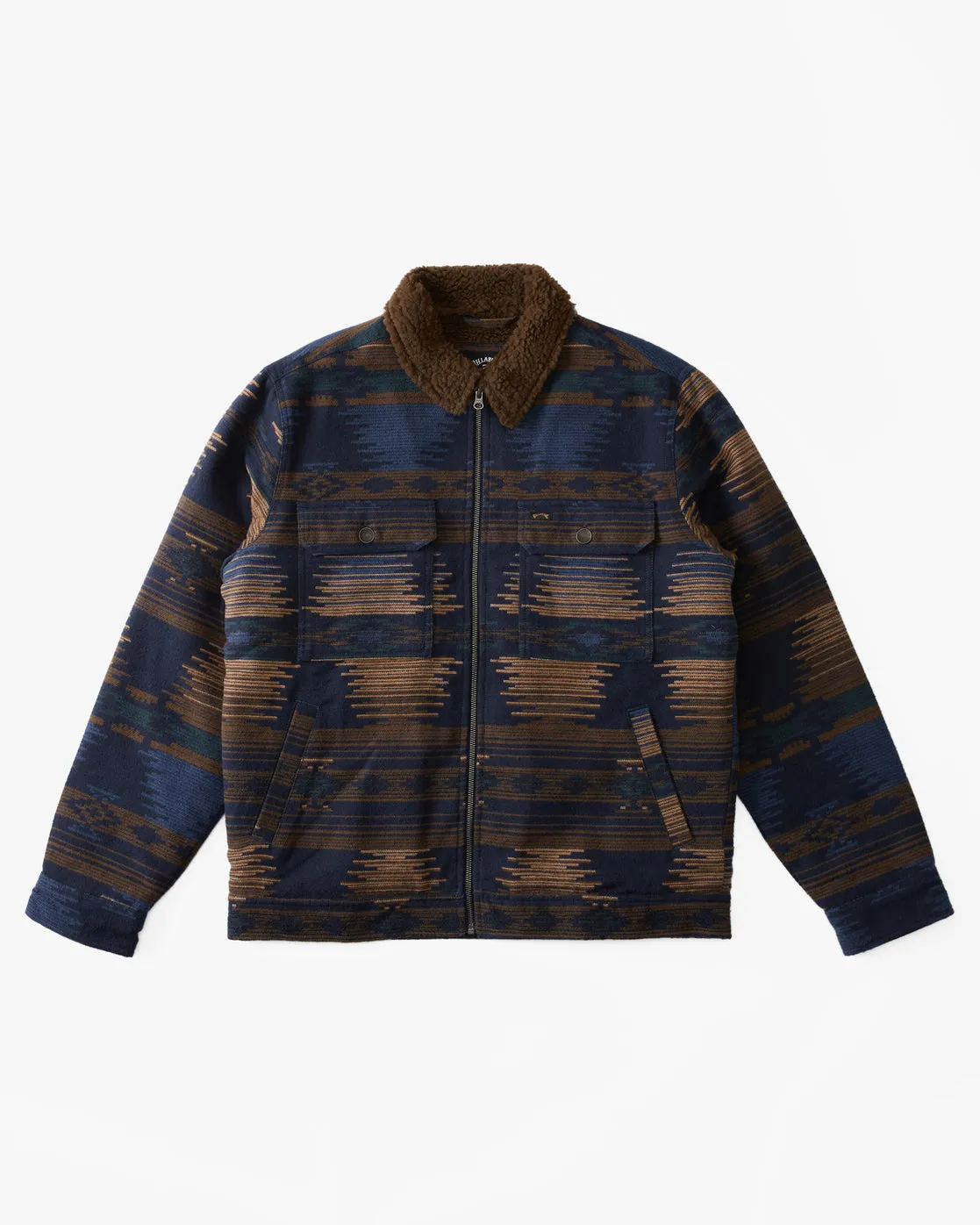 Barlow Sherpa Lined Jacket - Navy