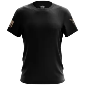 Basic - Black   Tan Short Sleeve Shirt