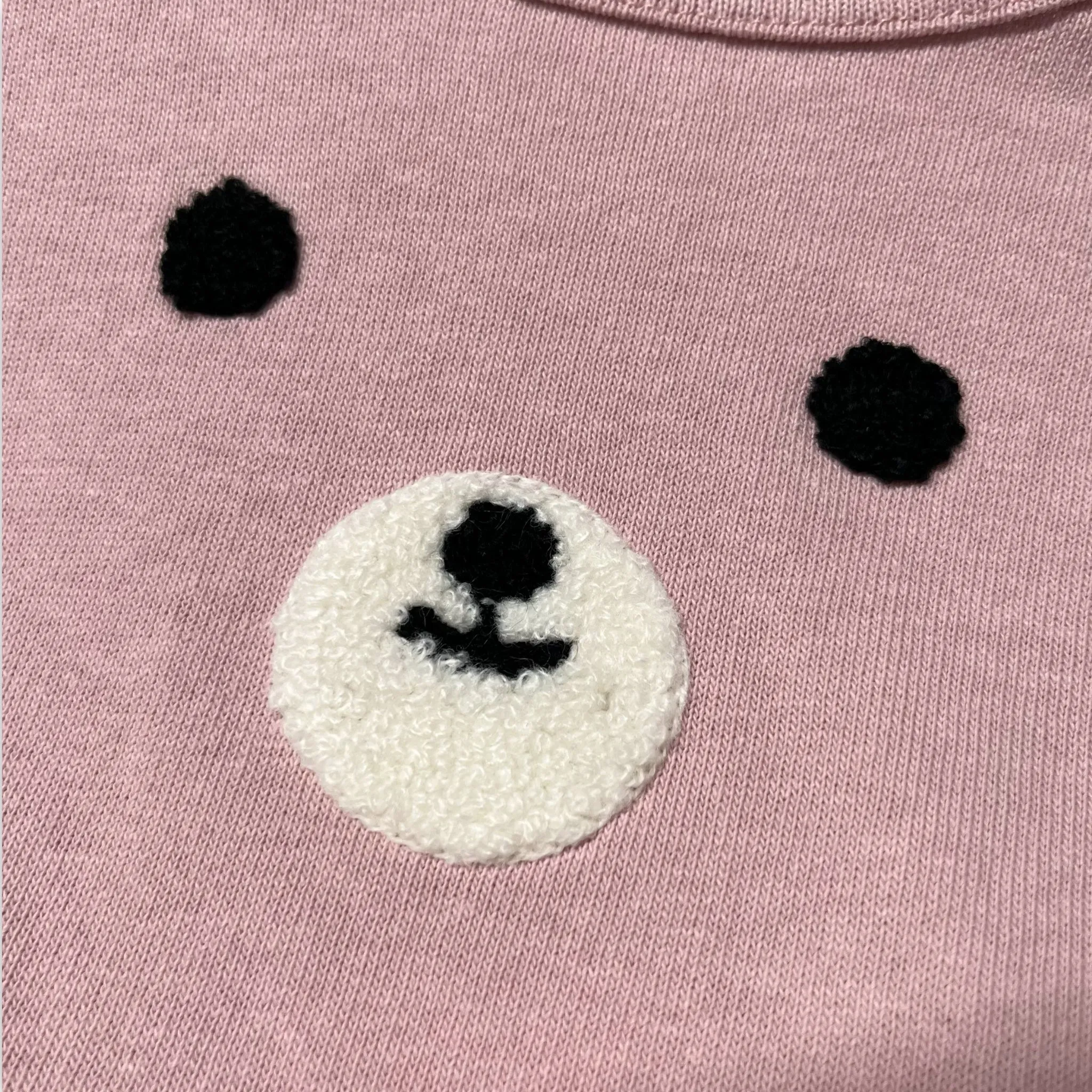 Bear Face Tee - PINK