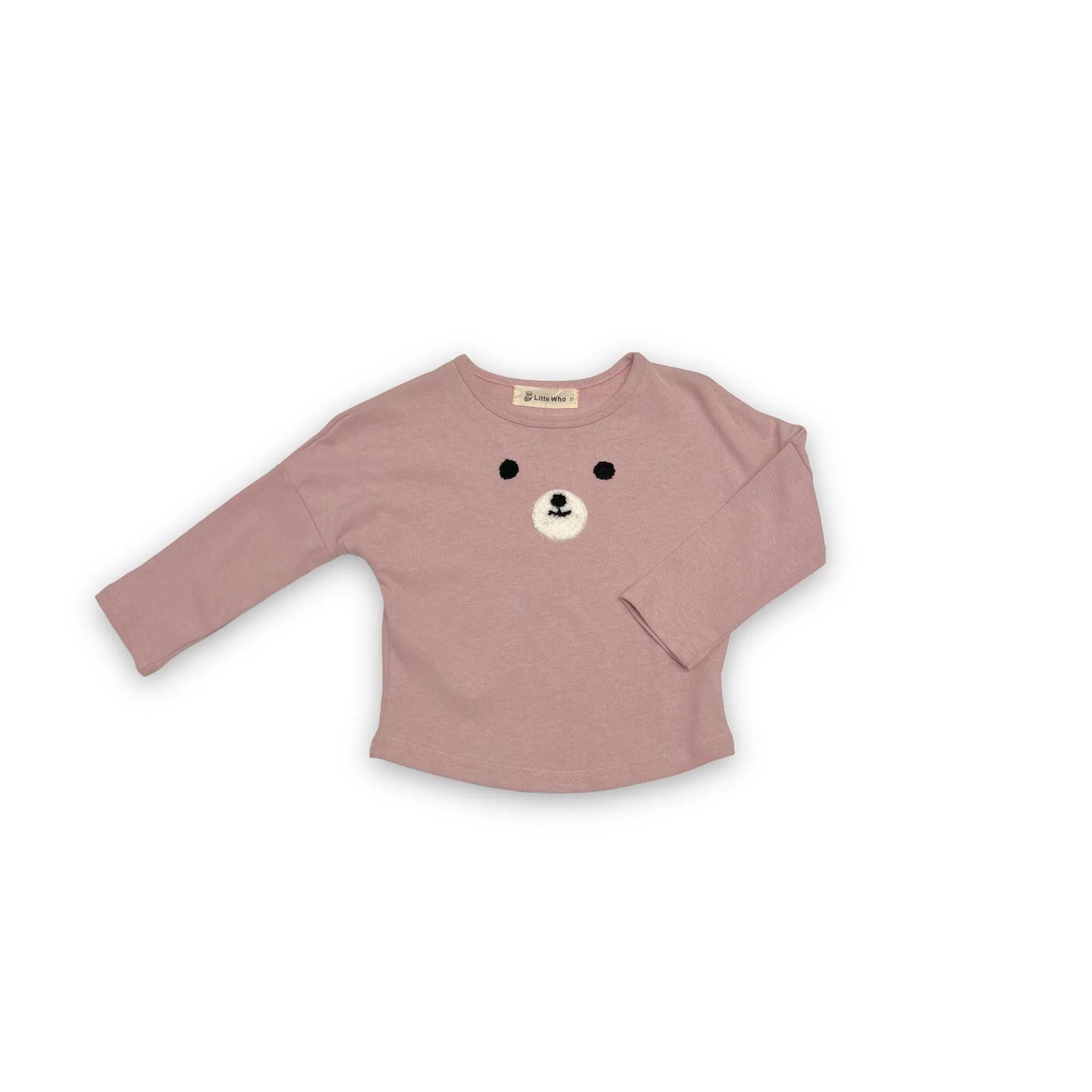 Bear Face Tee - PINK