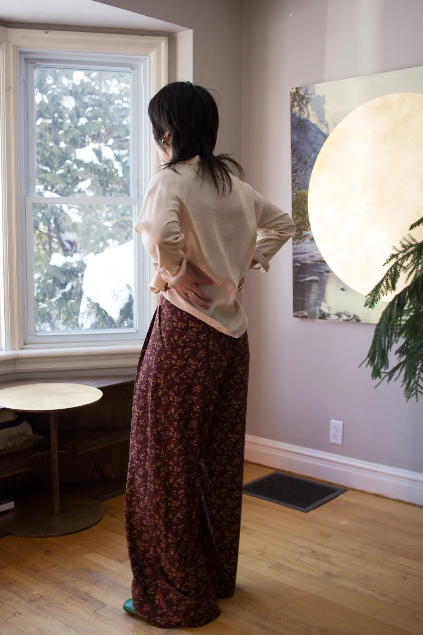 Birds of North America Bowerbird Pants - Rosewood (Online Exclusive)