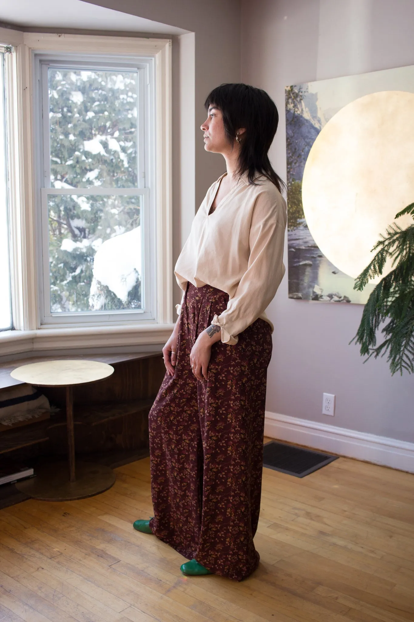 Birds of North America Bowerbird Pants - Rosewood (Online Exclusive)