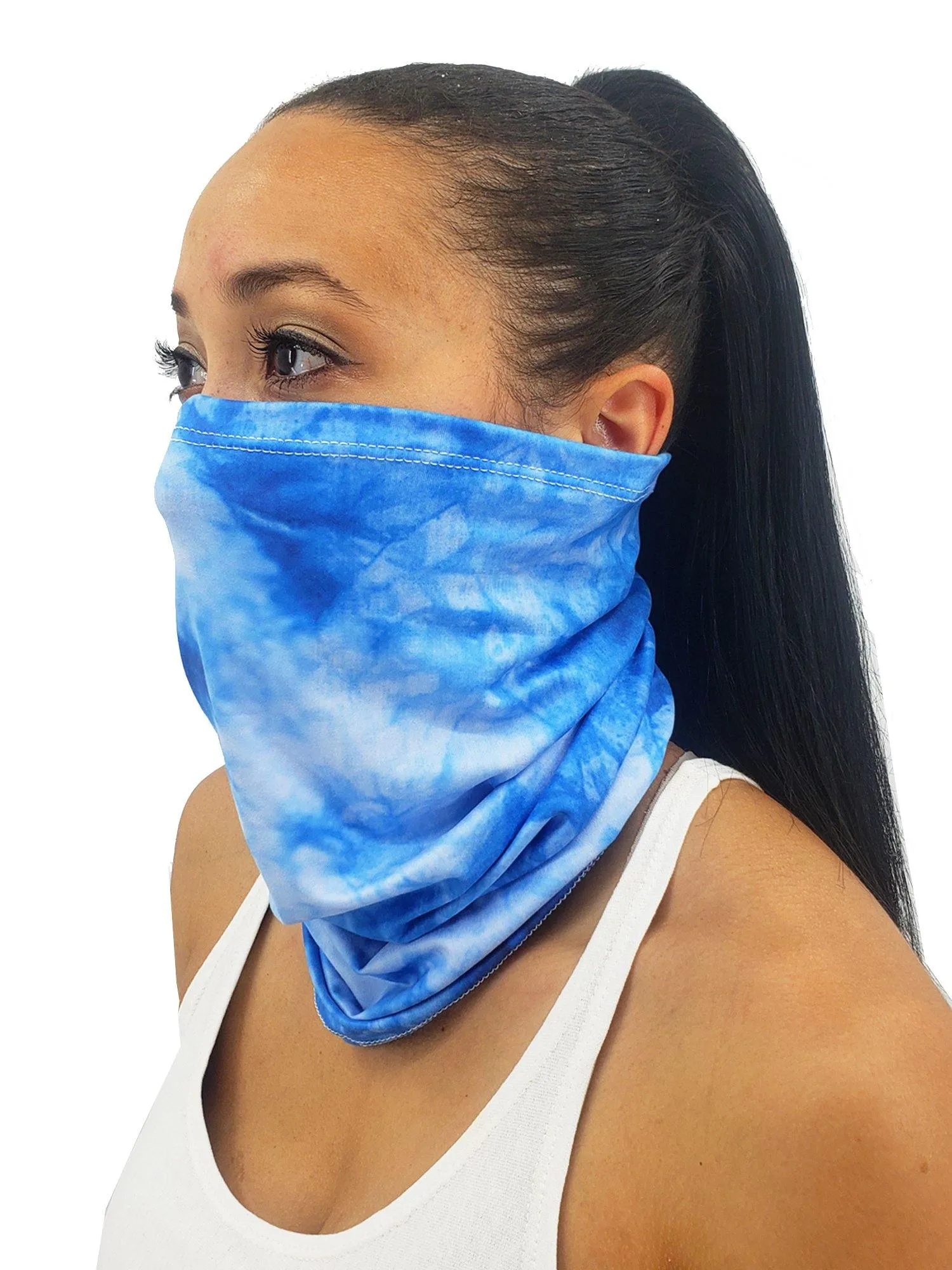 Blue Wash Neck Gaiter