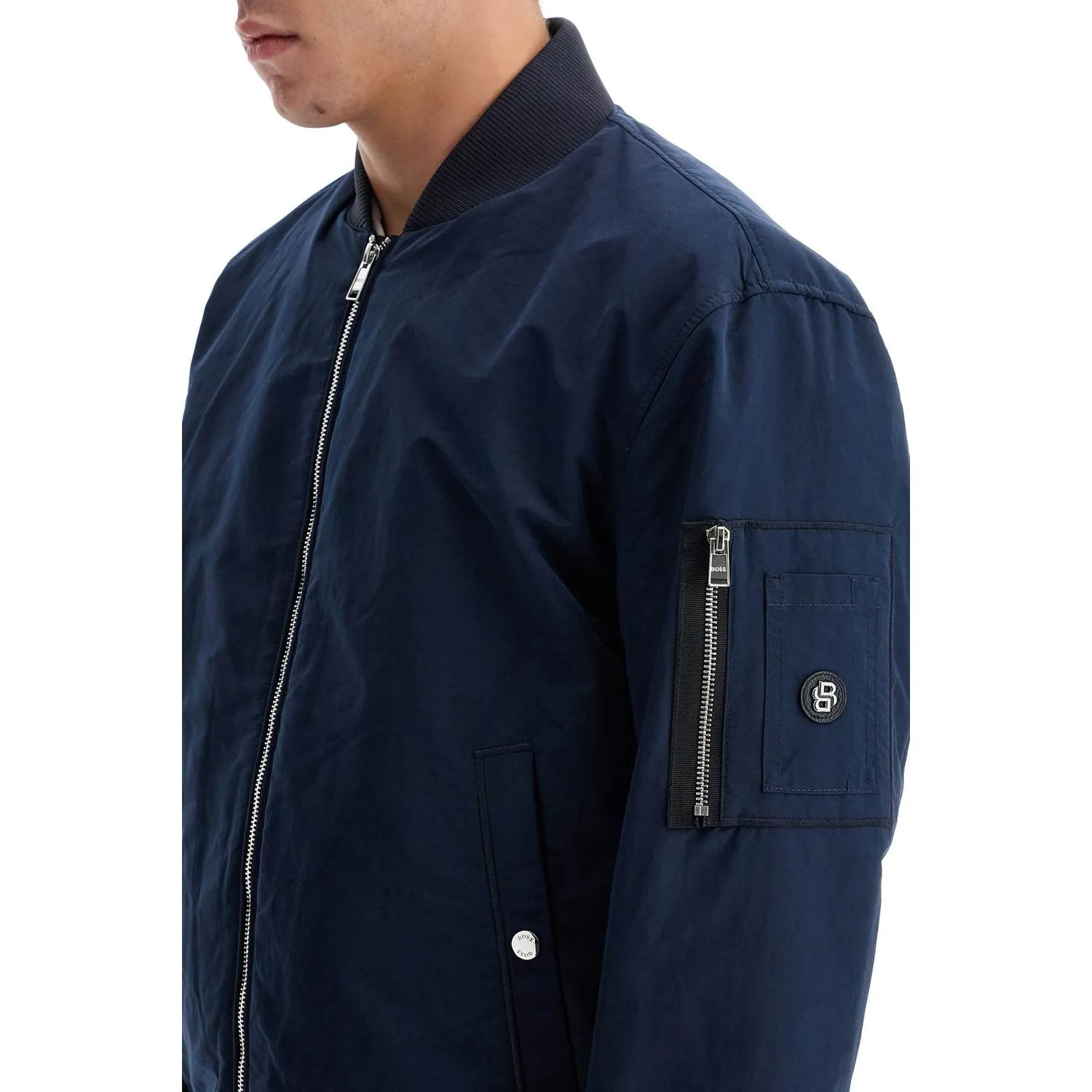 Boss waterproof regular fit bomber jacket