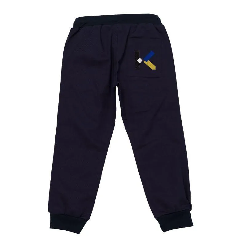 Boys Blue Logo Joggers