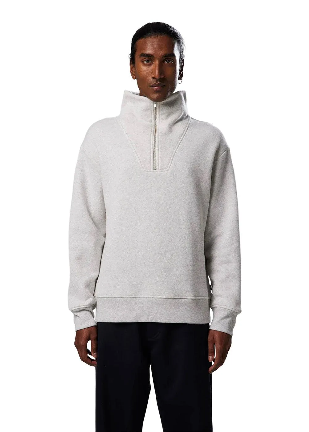 Briggs Half zip 3500 - Oat