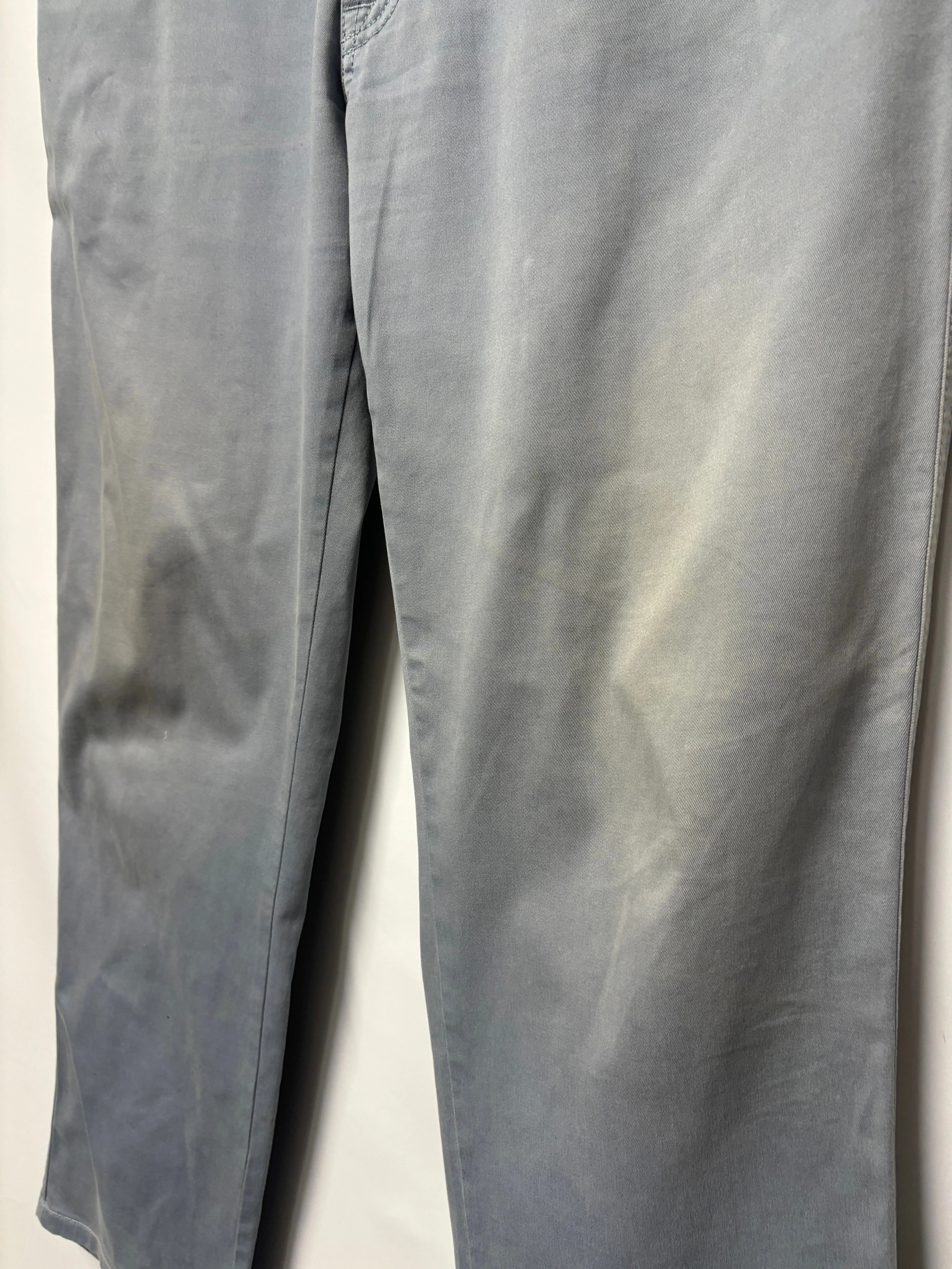 Brioni Light Blue Cotton Chinos 36R