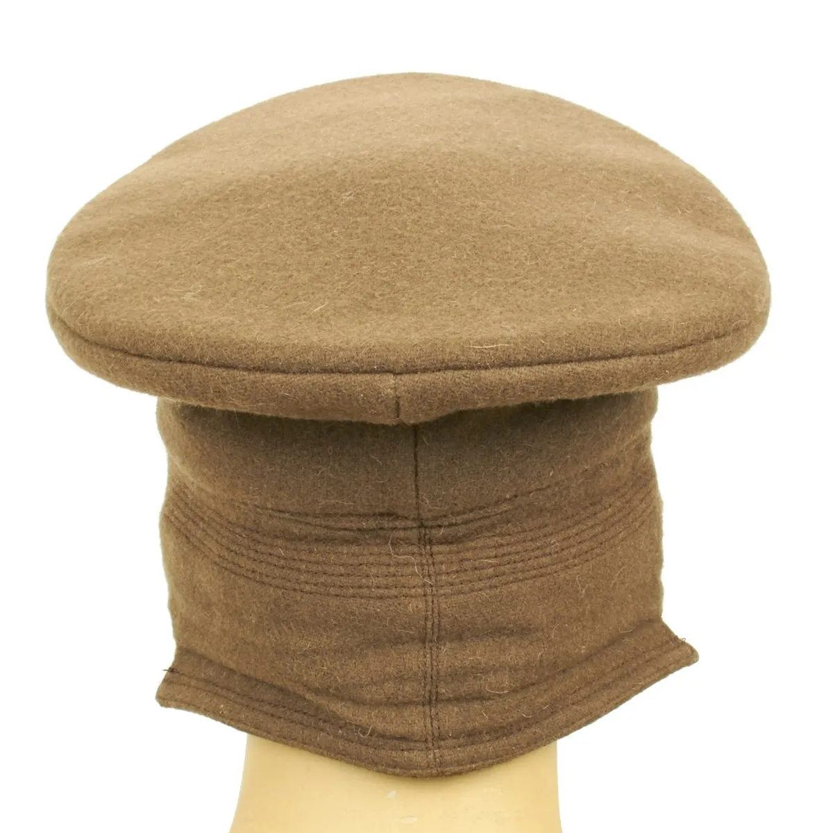 British WWI Gor Blimey 1915 Winter Forage Trench Cap- Wool