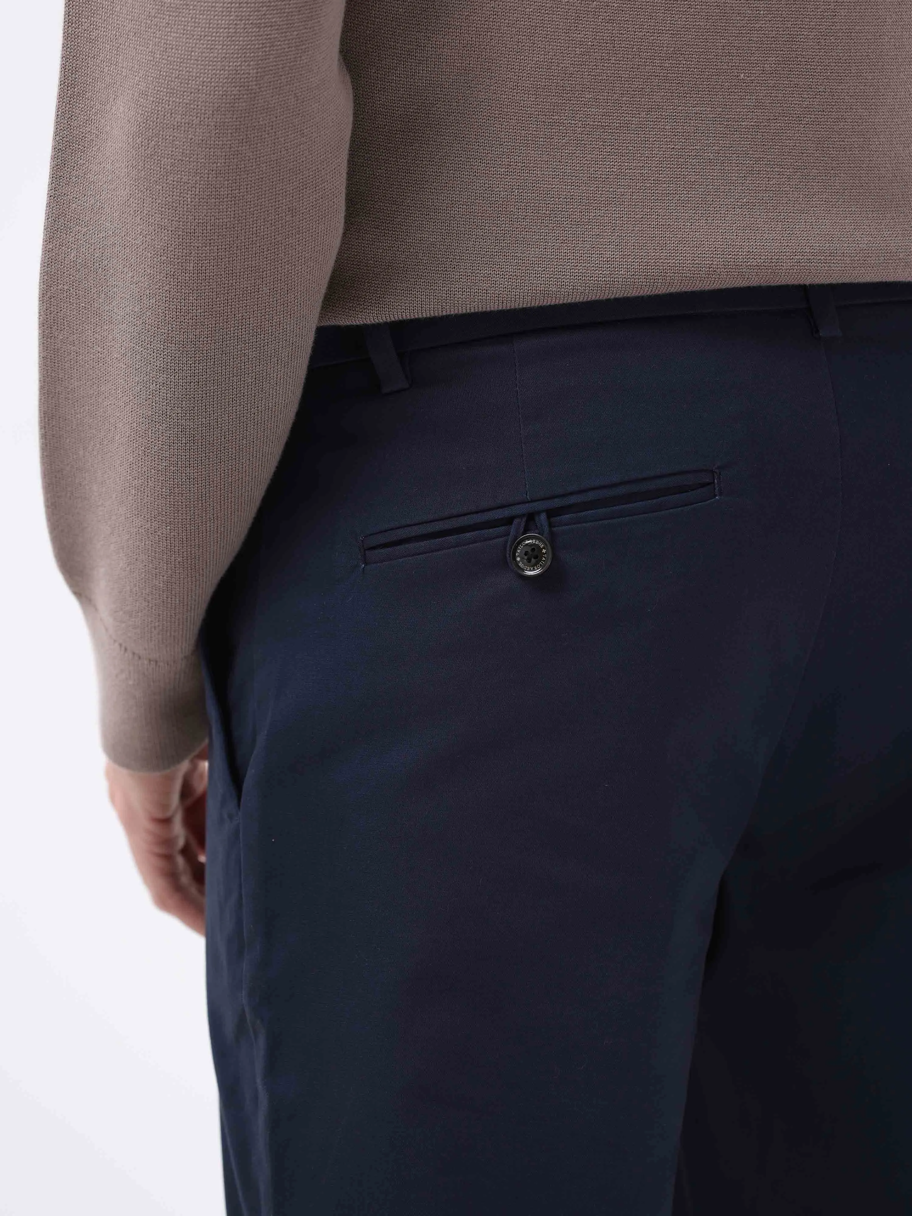 Broken Signature Navy Chino