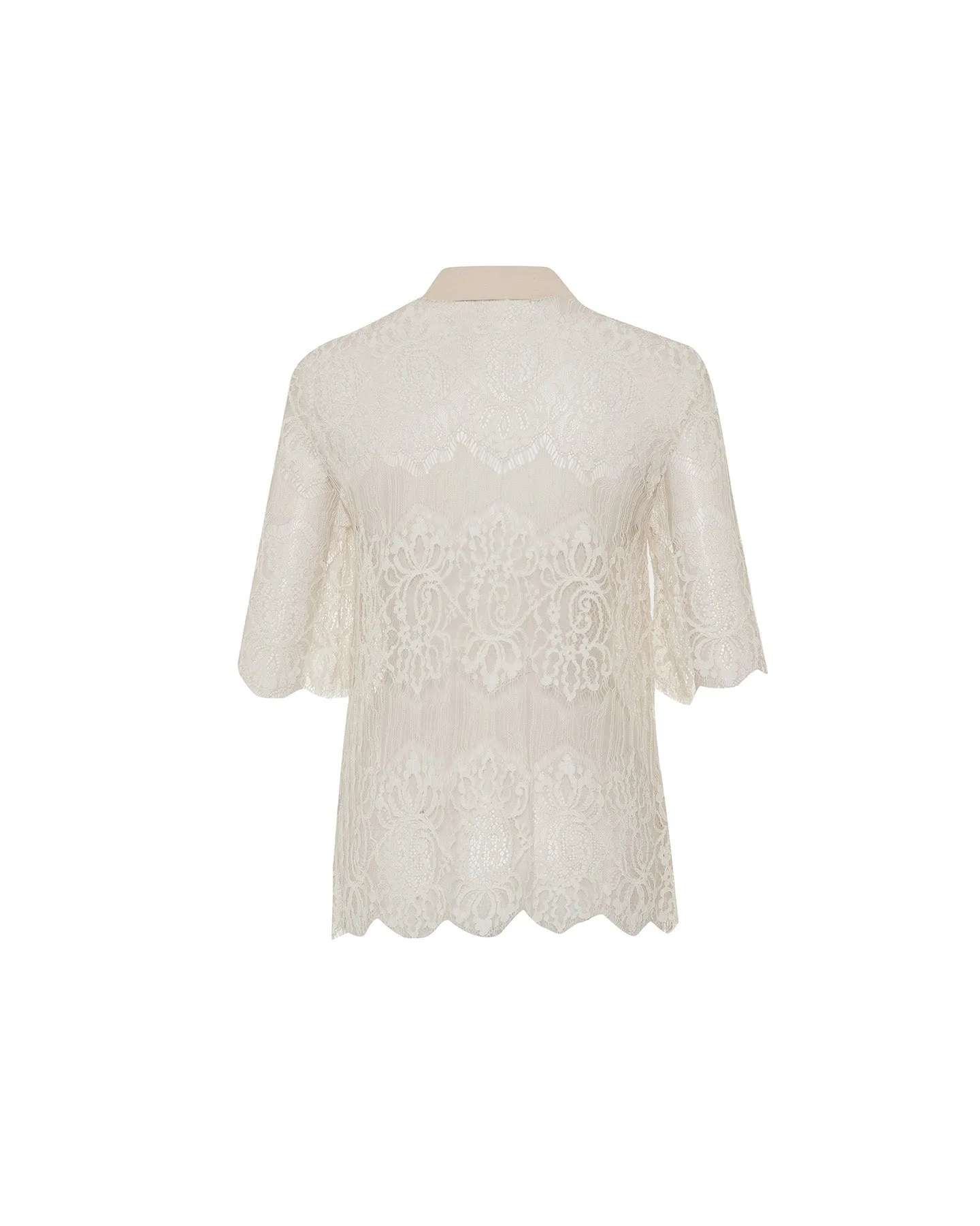 Calliope Lace Camp Shirt