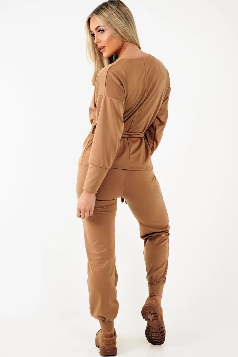 Camel Tie at Waist Tracksuit - Sammie