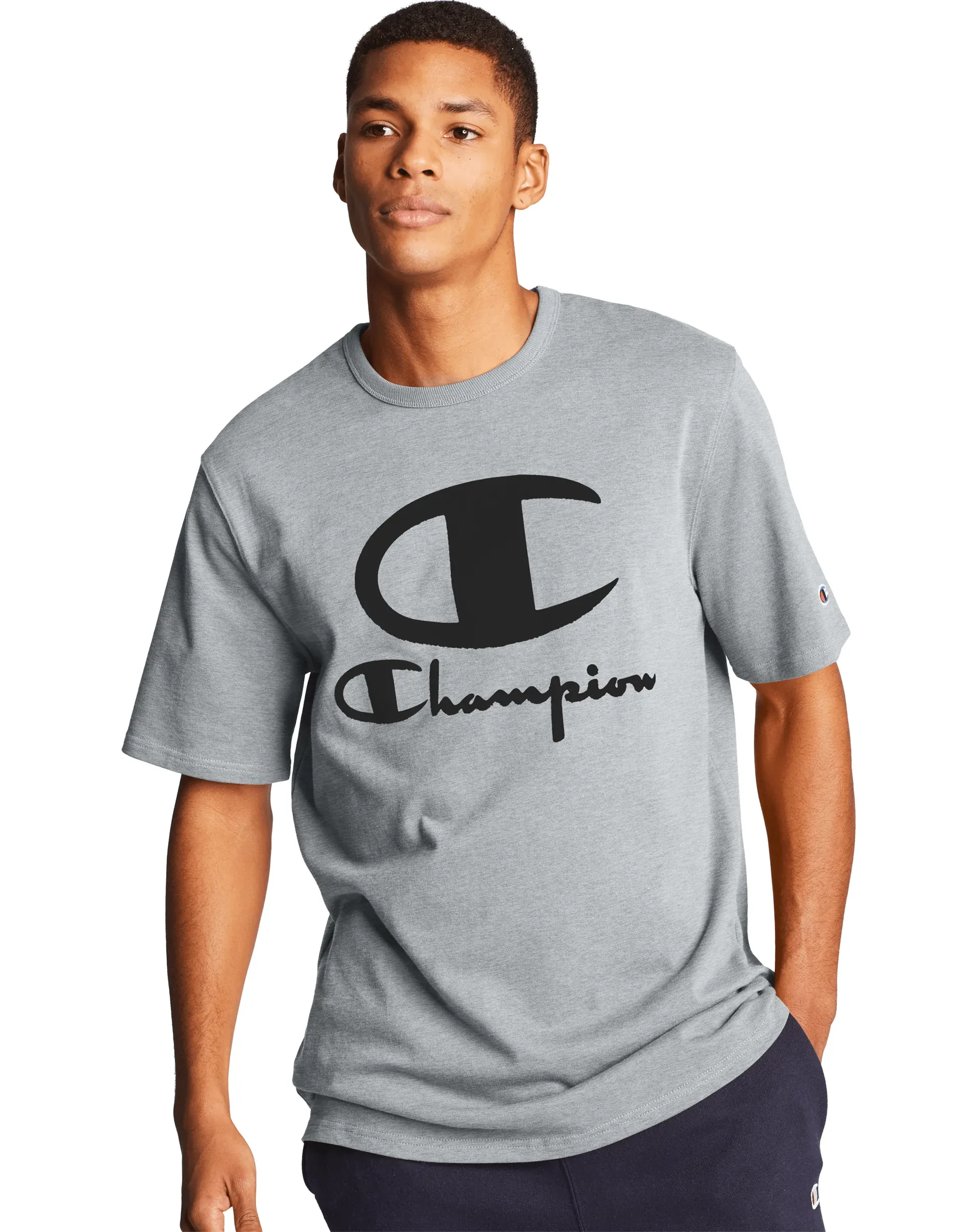 Champion Heritage Tee, Multi Tech Graphics Furry Poly Logo