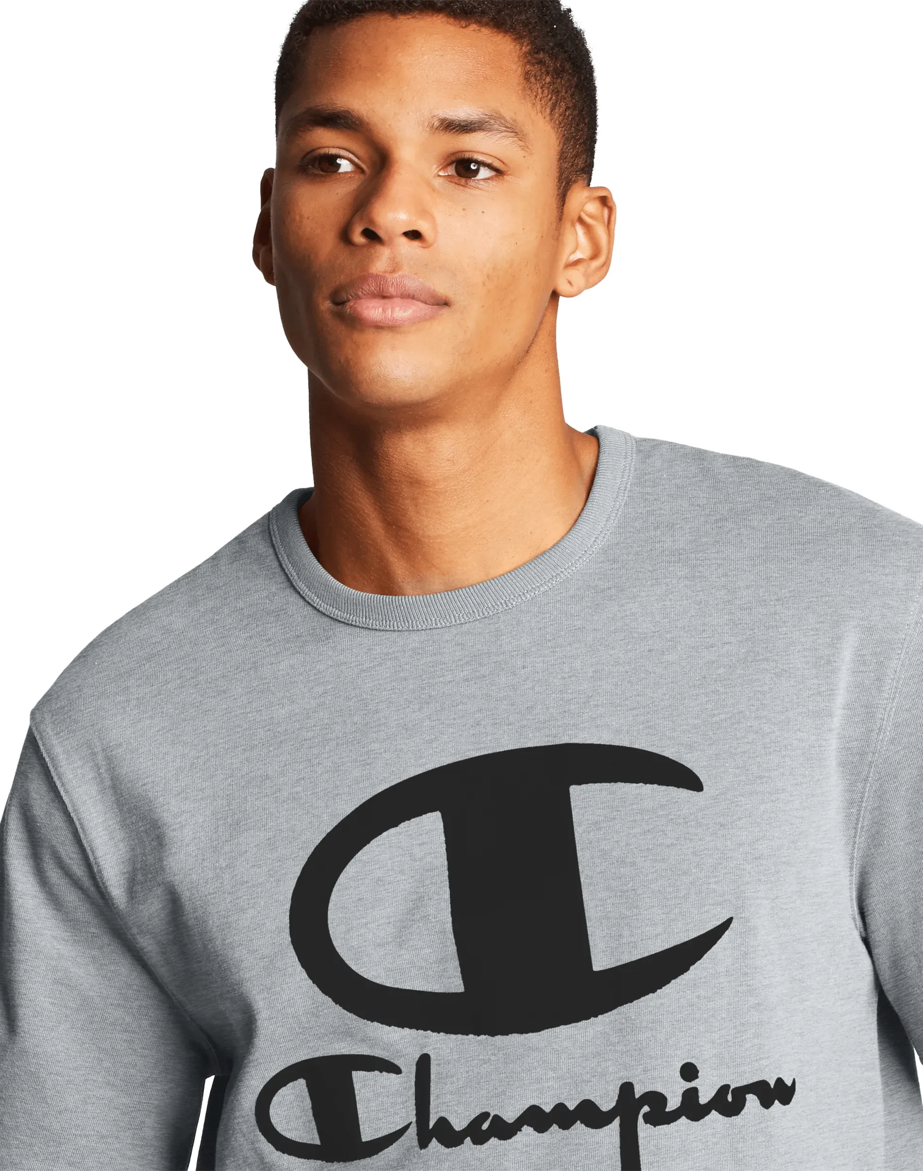 Champion Heritage Tee, Multi Tech Graphics Furry Poly Logo