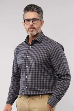 Check Shirt - Black & Grey