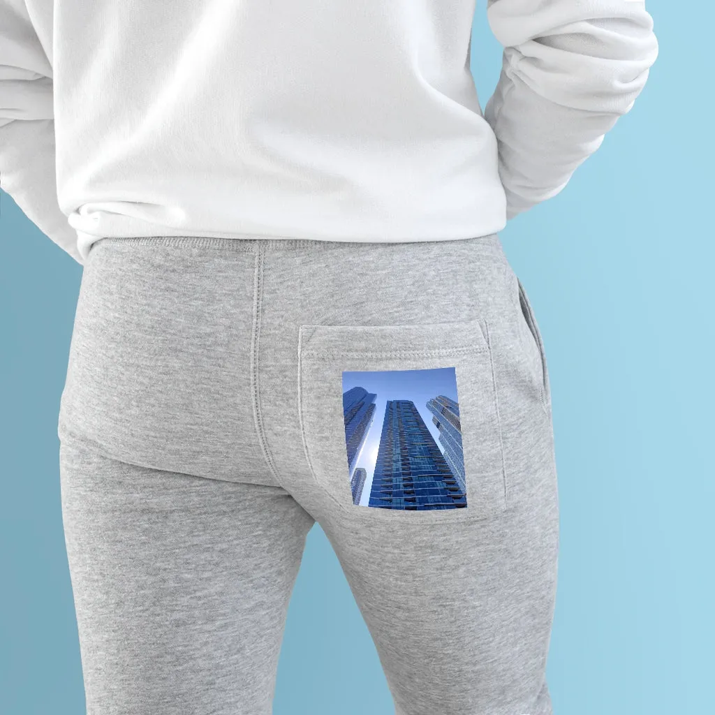 Chicago Skyline Premium Fleece Joggers