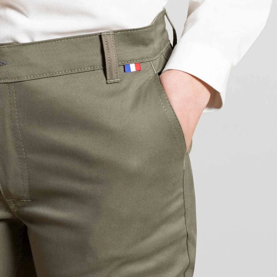 Chino Mai kaki taille standard coupe slim