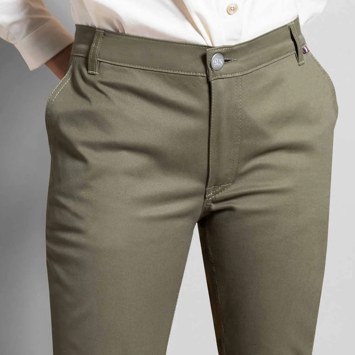 Chino Mai kaki taille standard coupe slim