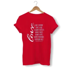 Christian T-Shirt <br> 1 Corinthians 13