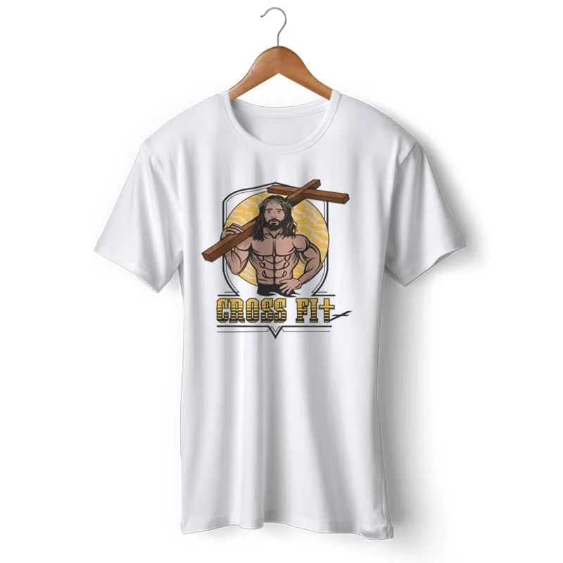 Christian T-Shirt <br> Crossfit Jesus