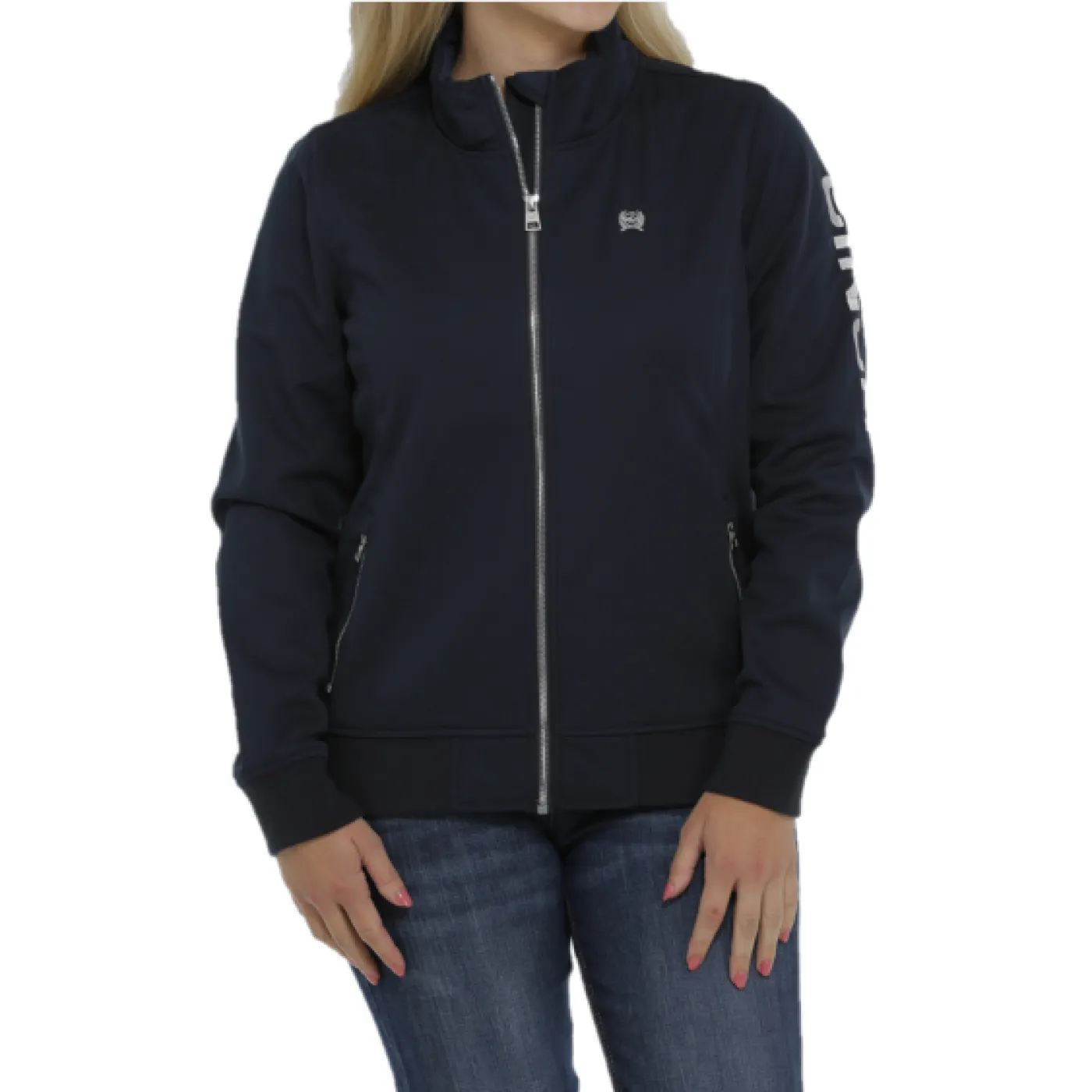 Cinch® Ladies Navy Blue Bonded Full Zip Bomber Jacket MAJ9842001