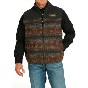 Cinch Men's Brown/Charcoal CC Wooly Vest