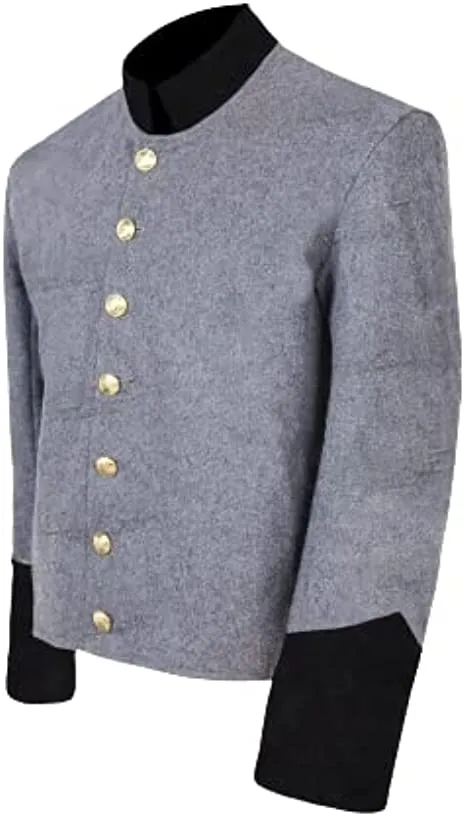 Civil War CS Officer's Militia Single Breast Shell Jacket