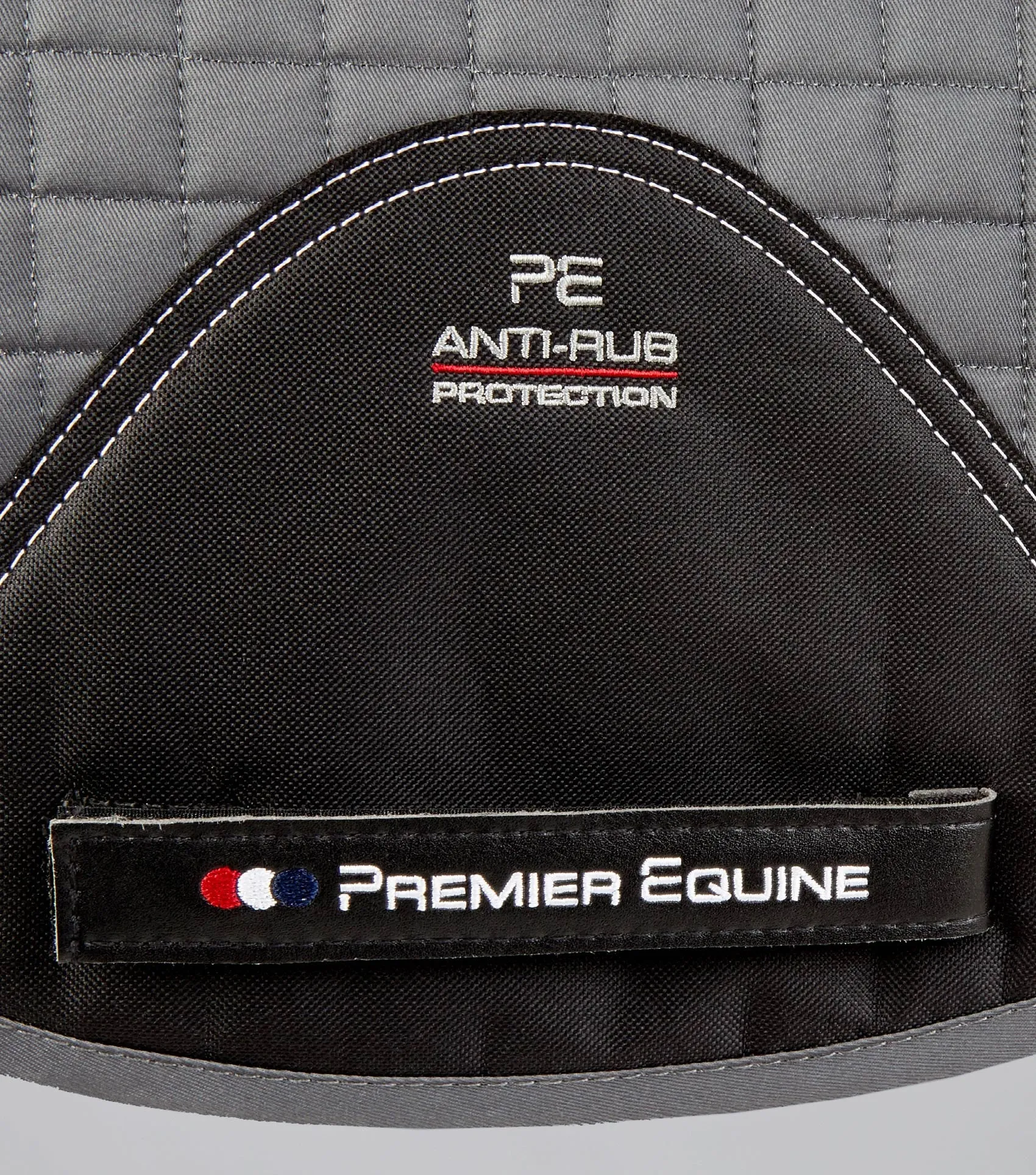 Close Contact Tech Grip Pro Anti-Slip Saddle Pad - Dressage Square Grey