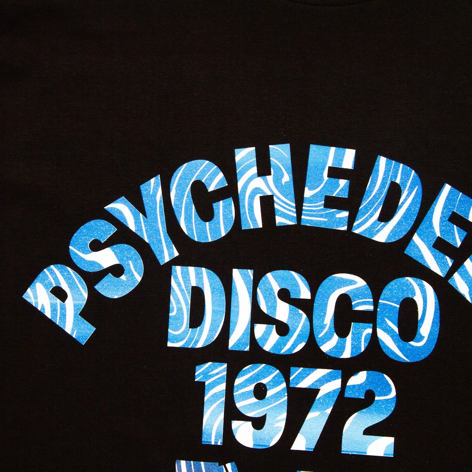 Cobalt 1972 Psychedelic Disco Back Print - Tshirt - Black