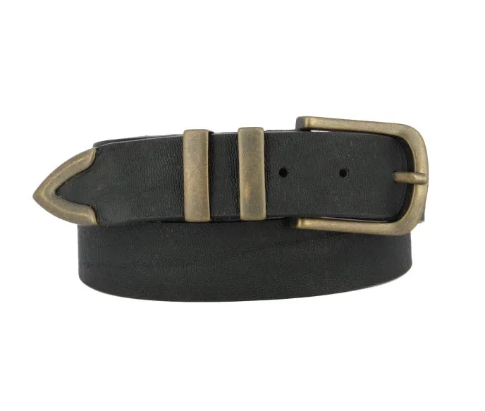 Country & Town Leather Double Keeper Belt