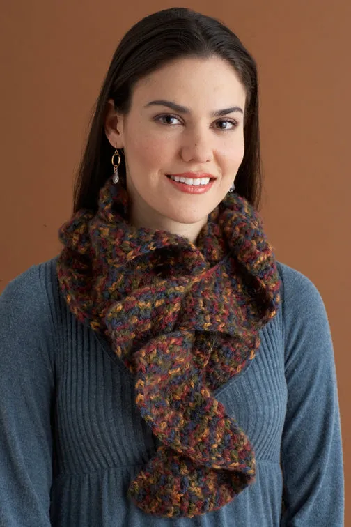 Crochet Ruffle Scarf Pattern (Crochet)