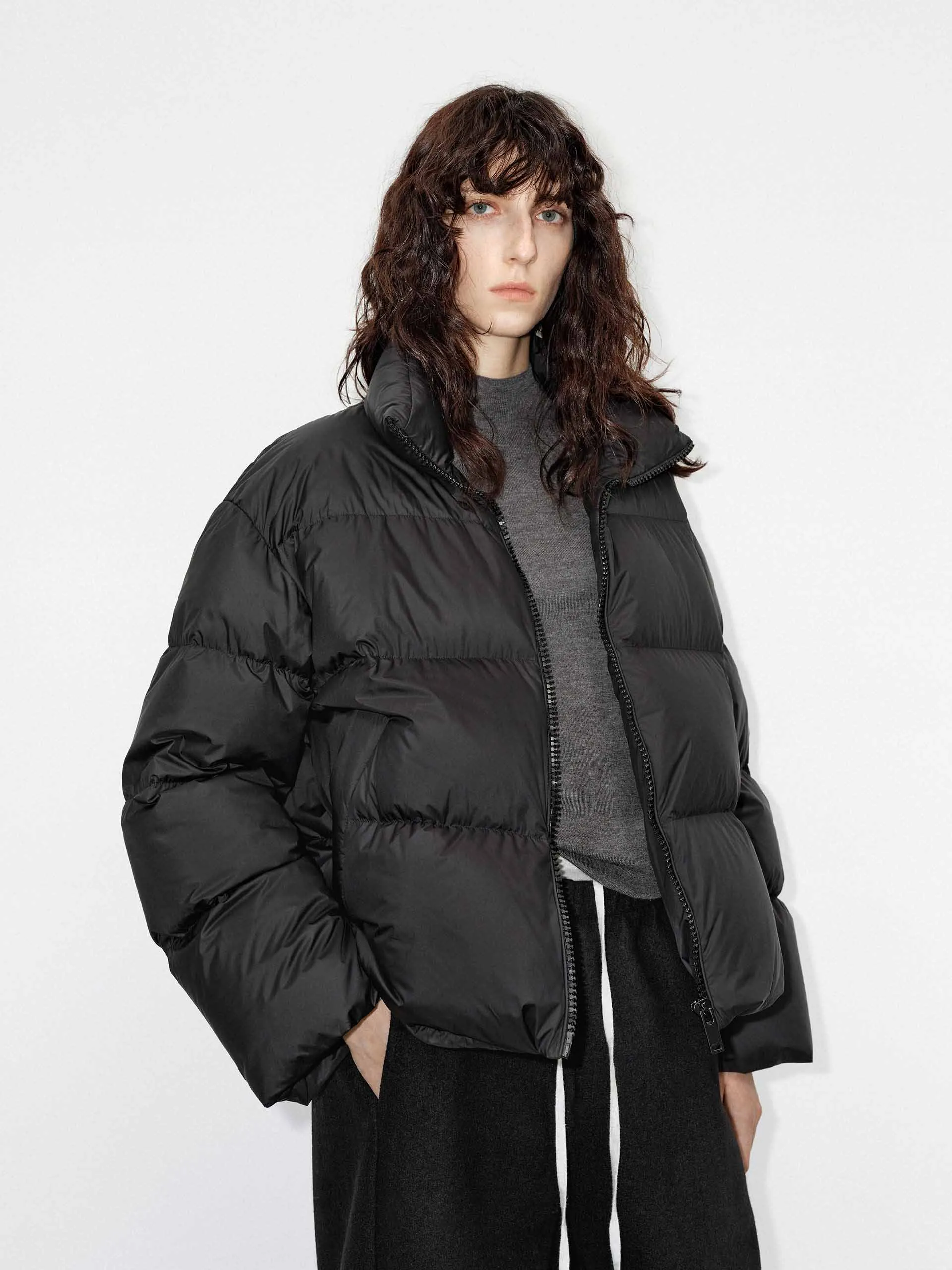 Cropped Padded Jacket