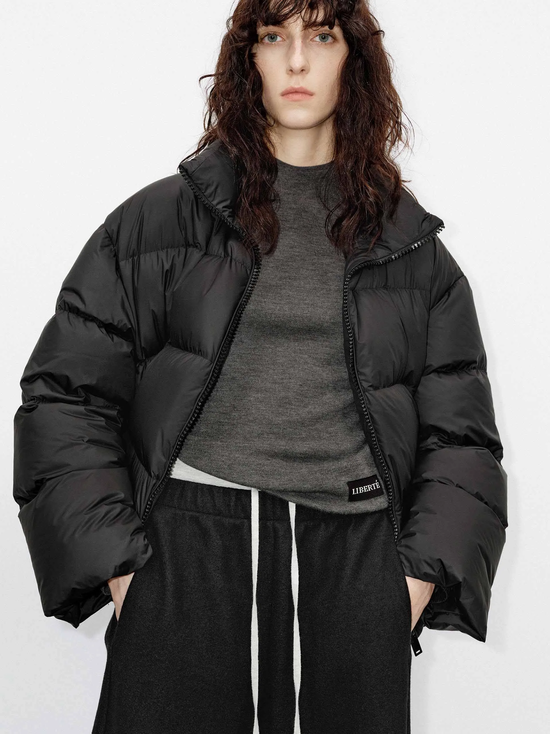 Cropped Padded Jacket