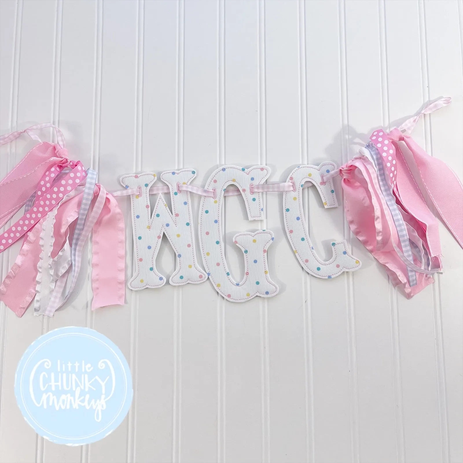 Custom Monogram Banner