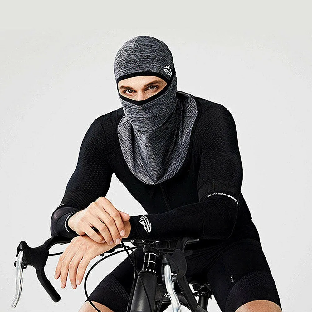 Cycling Face Mask UPF50  Helmet Liner Balaclava Cooling Ice Silk Neck Gaiter Summer UV Protection Headgear