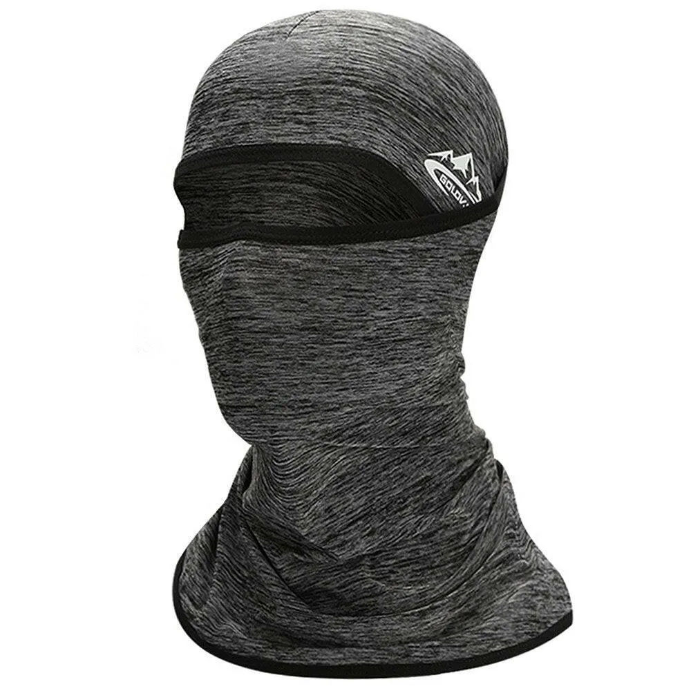 Cycling Face Mask UPF50  Helmet Liner Balaclava Cooling Ice Silk Neck Gaiter Summer UV Protection Headgear