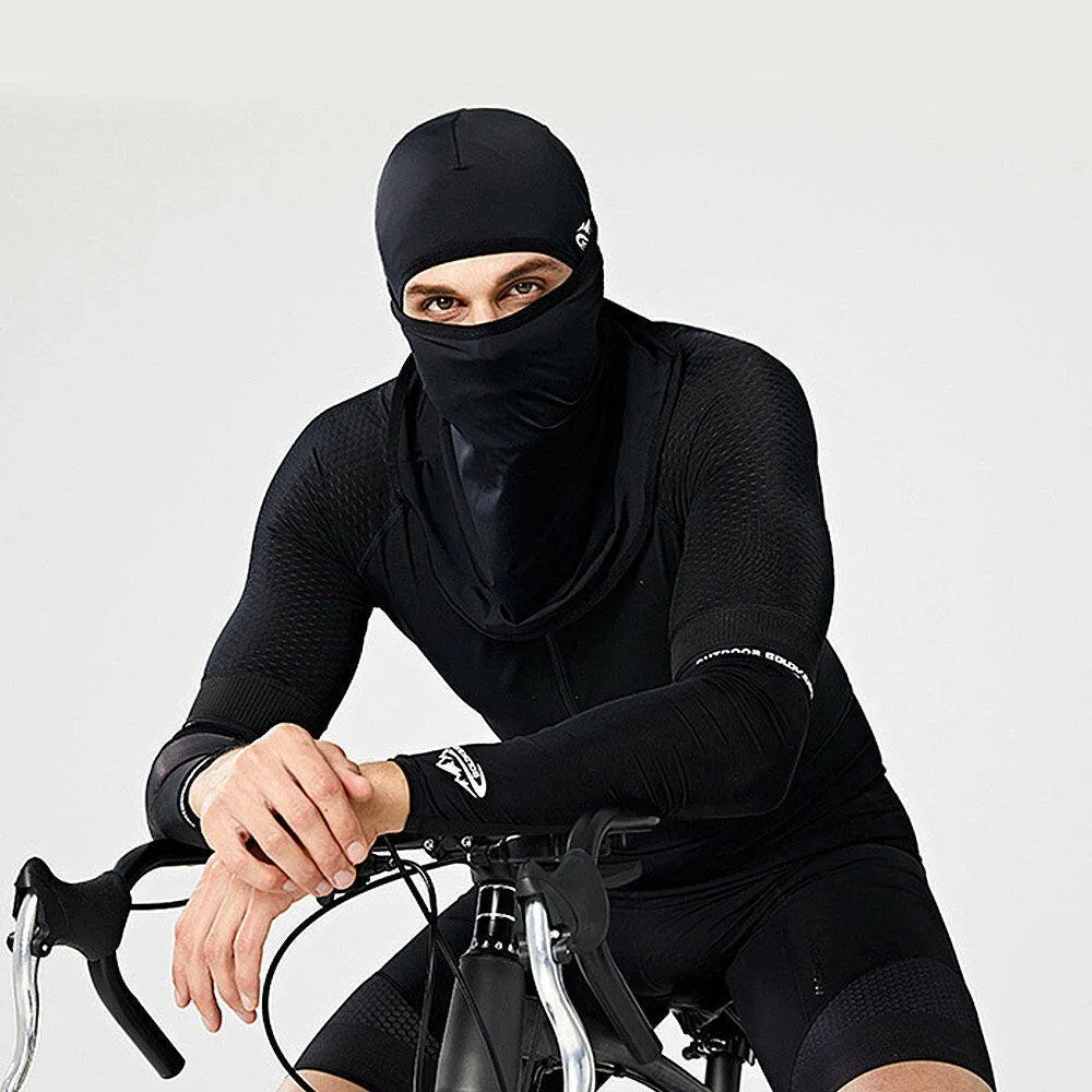 Cycling Face Mask UPF50  Helmet Liner Balaclava Cooling Ice Silk Neck Gaiter Summer UV Protection Headgear