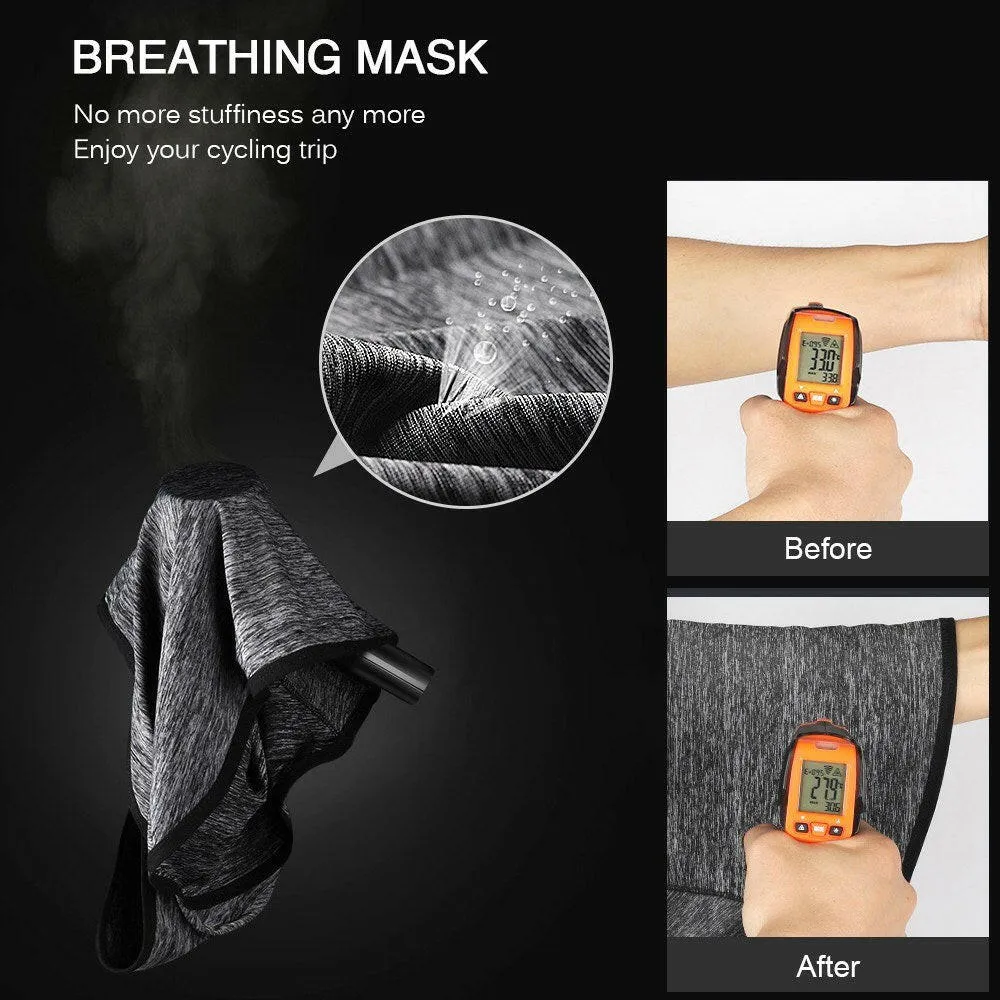 Cycling Face Mask UPF50  Helmet Liner Balaclava Cooling Ice Silk Neck Gaiter Summer UV Protection Headgear