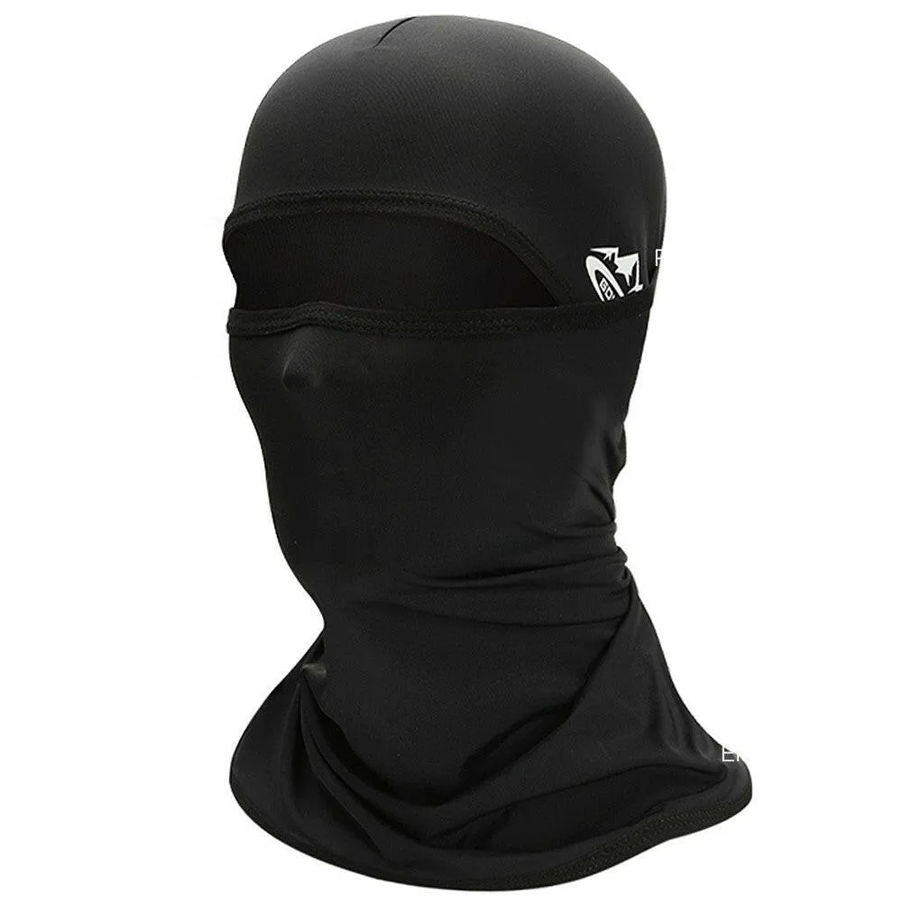 Cycling Face Mask UPF50  Helmet Liner Balaclava Cooling Ice Silk Neck Gaiter Summer UV Protection Headgear