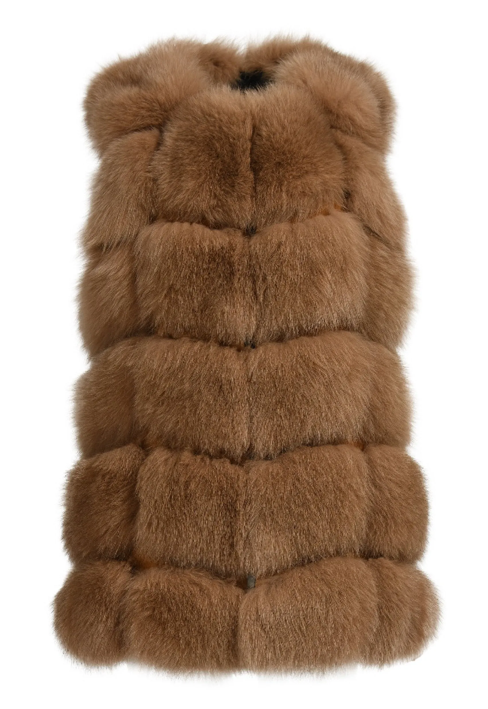 DELIA Genuine Fox Fur Vest