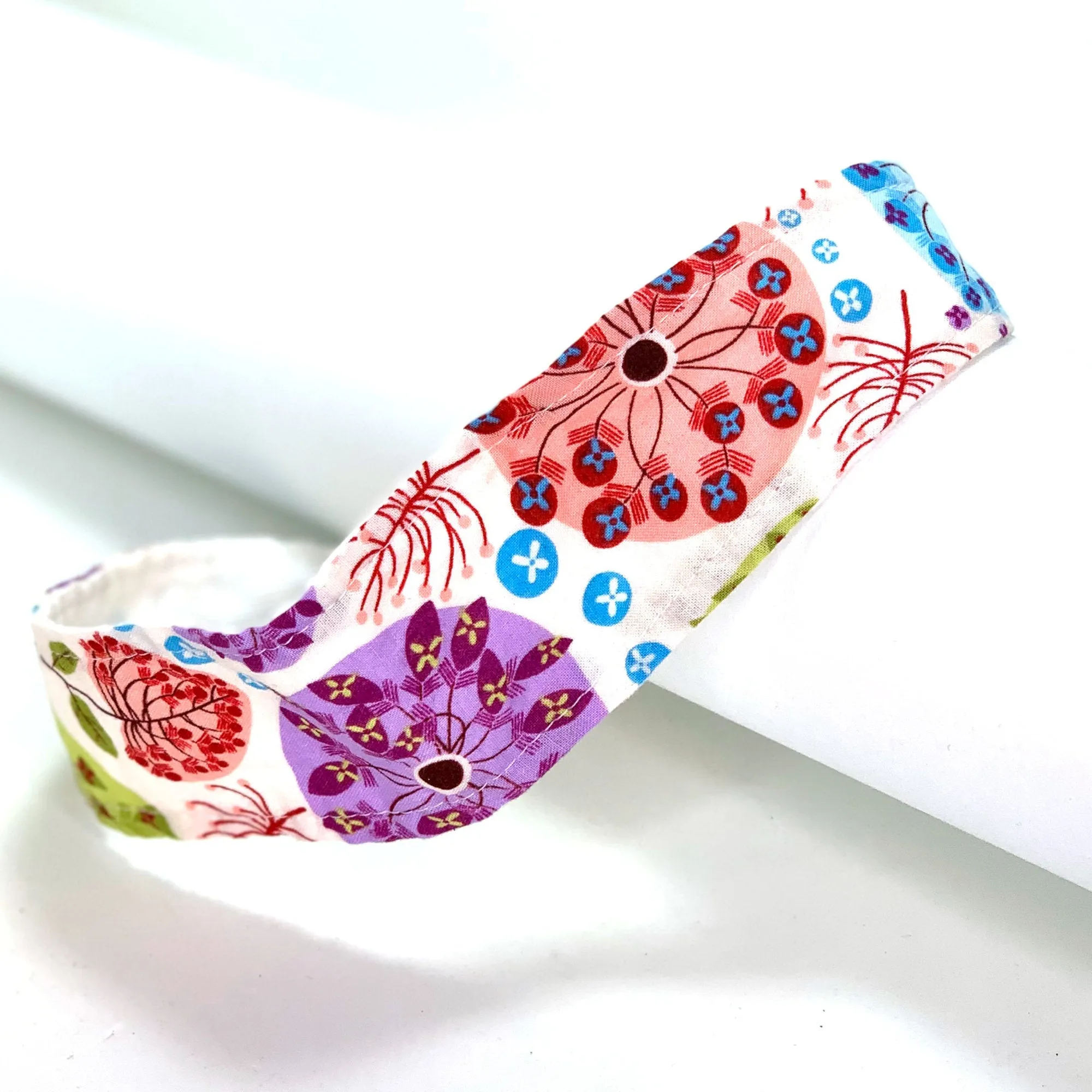 Elastic Washable Headband | Modern Geometric Floral